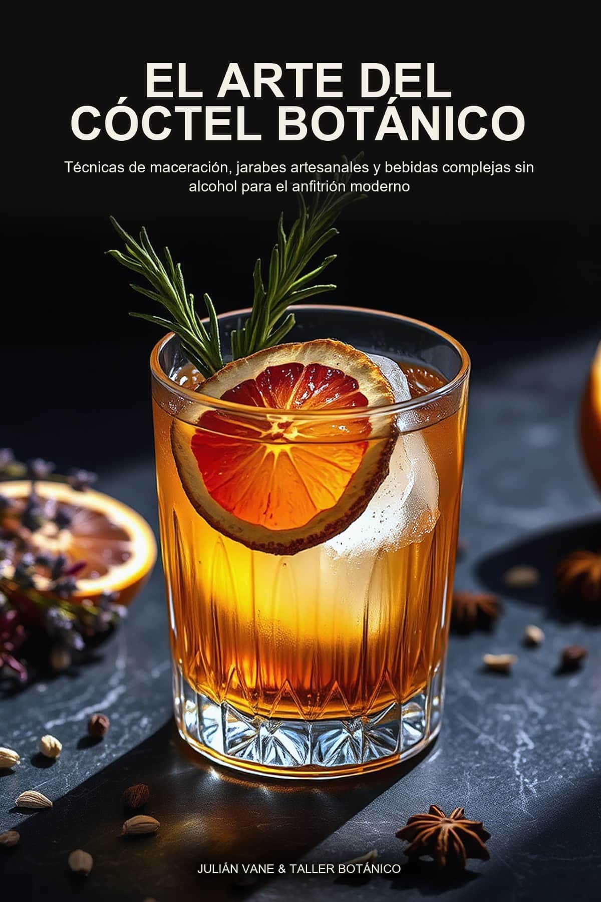 Portada de El Arte del Cóctel Botánico, coctelería sin alcohol