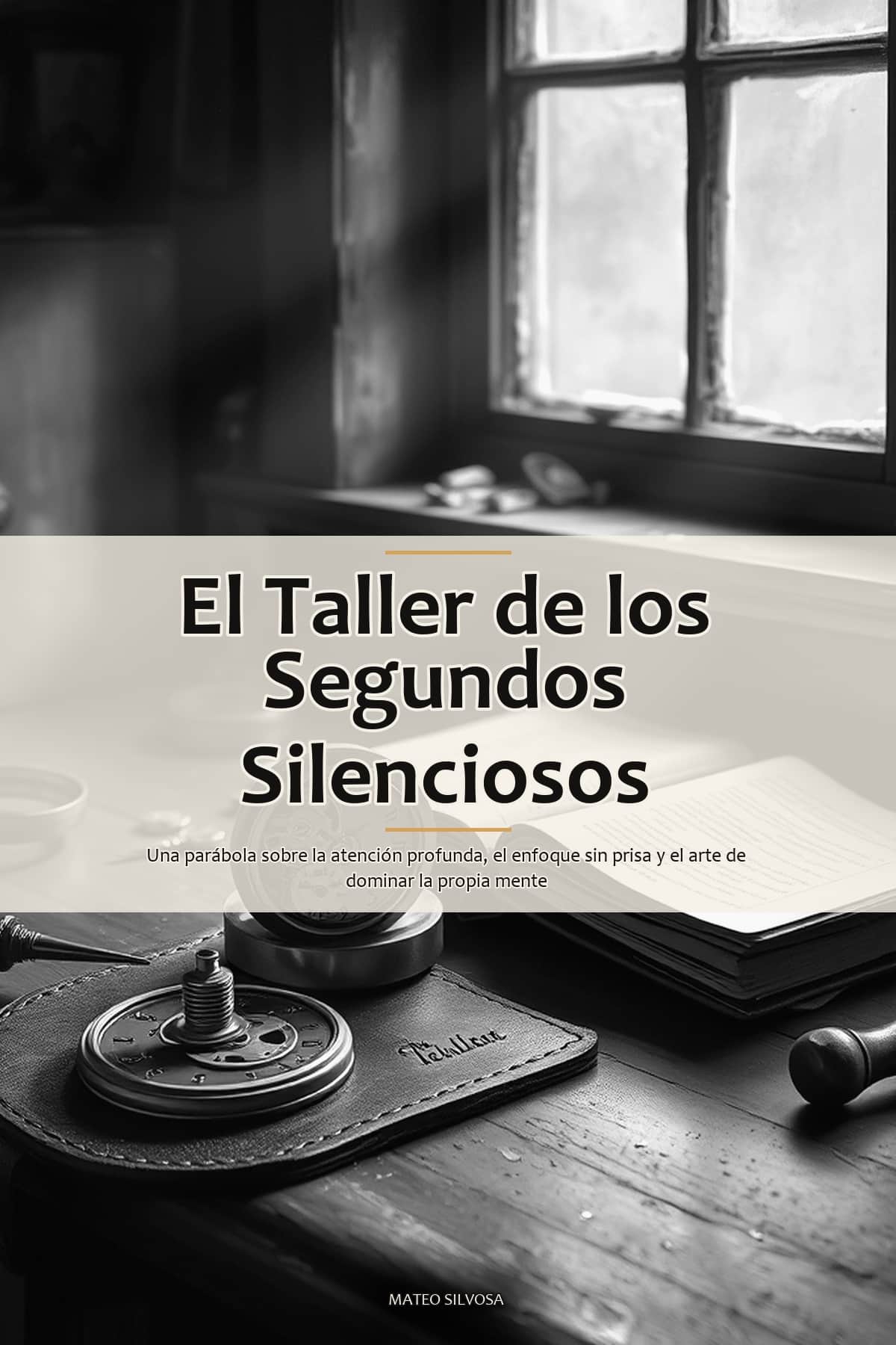 Portada de El Taller de los Segundos Silenciosos, libro sobre atención y enfoque