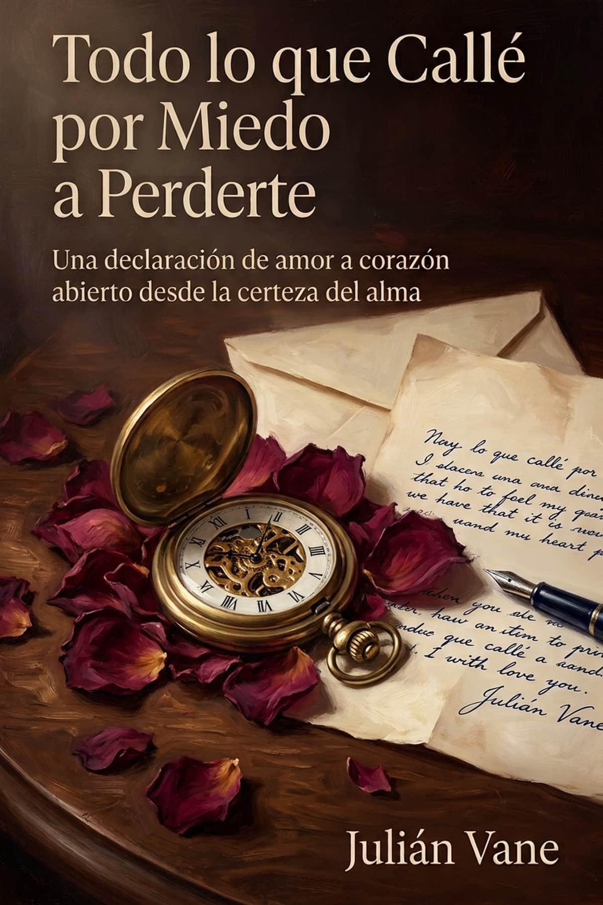 Todo lo que Callé por Miedo a Perderte: Una declaración de amor a corazón abierto desde la certeza del alma