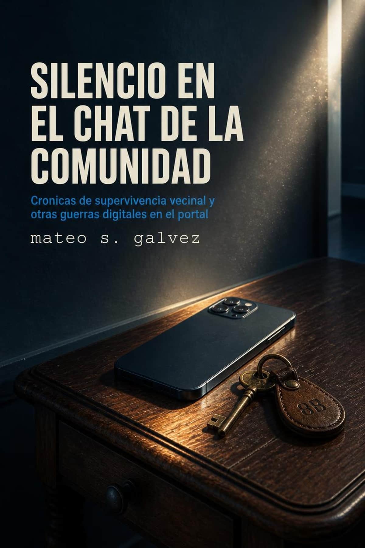 Portada de Silencio en el Chat de la Comunidad, novela sobre chat de vecinos