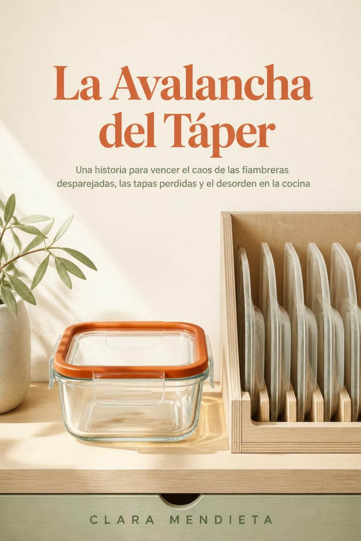 Portada de La Avalancha del Táper, libro sobre organizar los tuppers