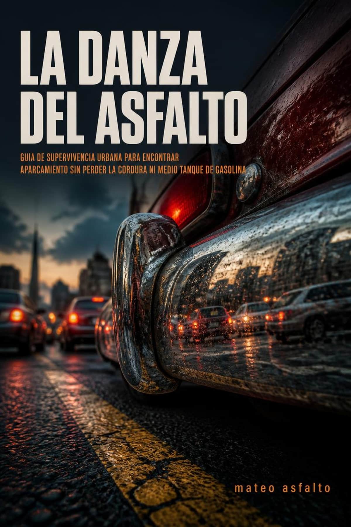 Portada de La Danza del Asfalto, ebook sobre encontrar aparcamiento en la ciudad