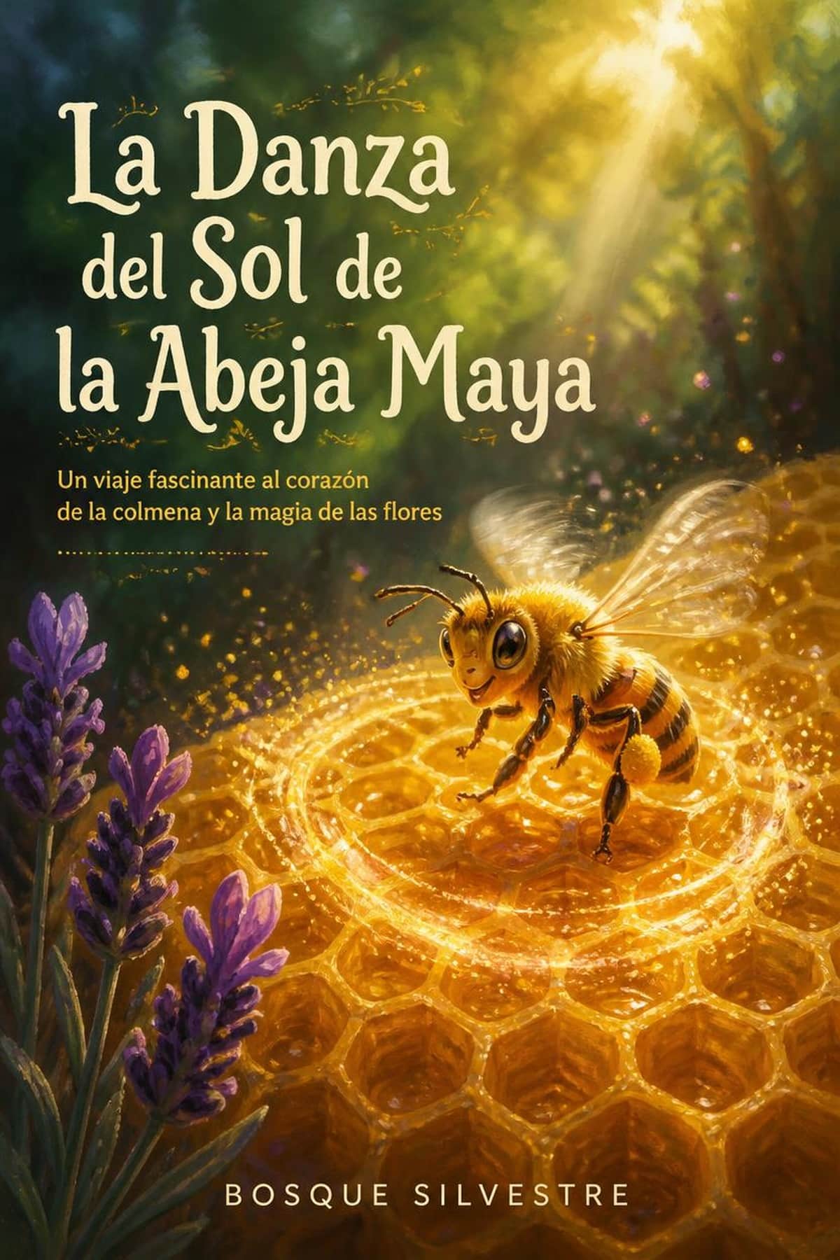 Portada de Cuento Infantil sobre Abejas y Naturaleza: La Danza del Sol de Maya, libro sobre cuento infantil sobre abejas