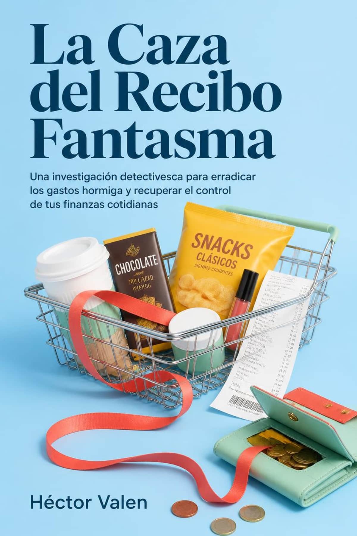 Portada de La Caza del Recibo Fantasma, novela sobre eliminar gastos hormiga
