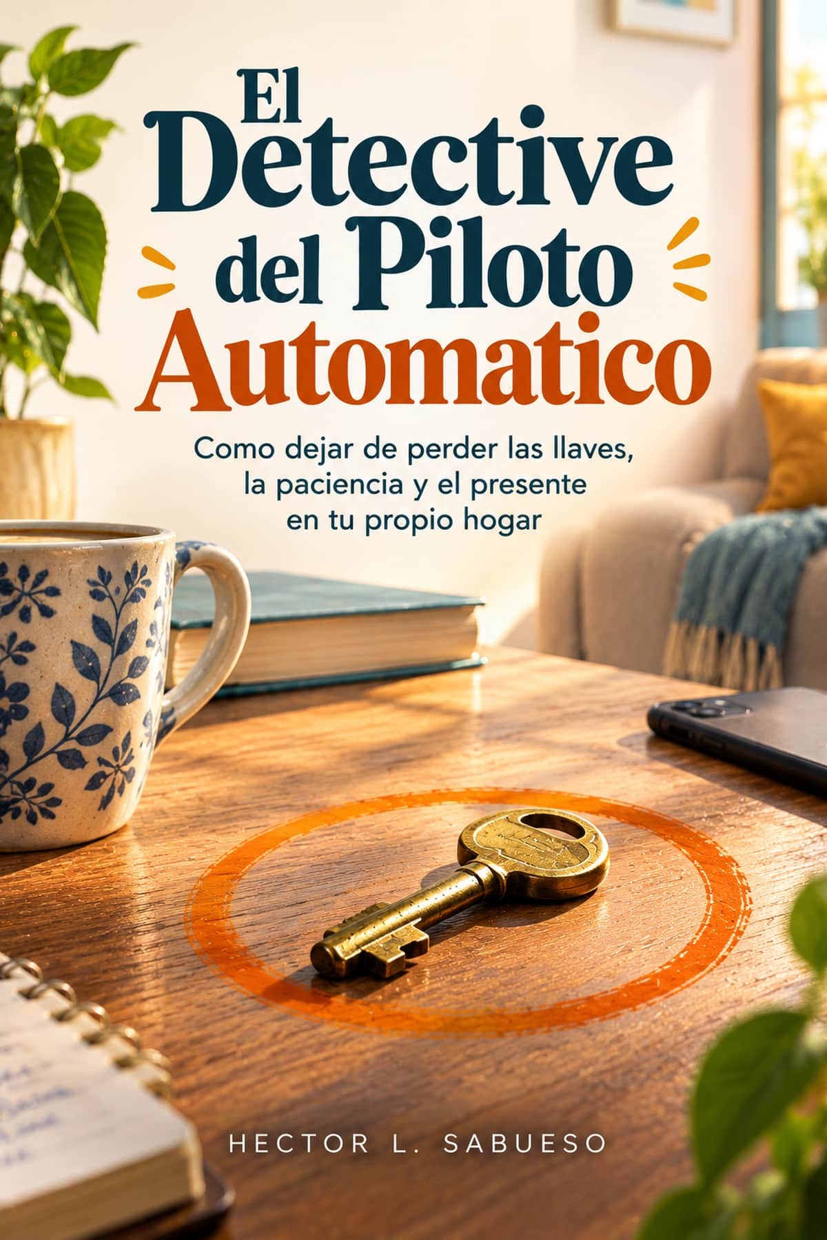 Portada de El Detective del Piloto Automático, libro sobre dejar de perder objetos en casa