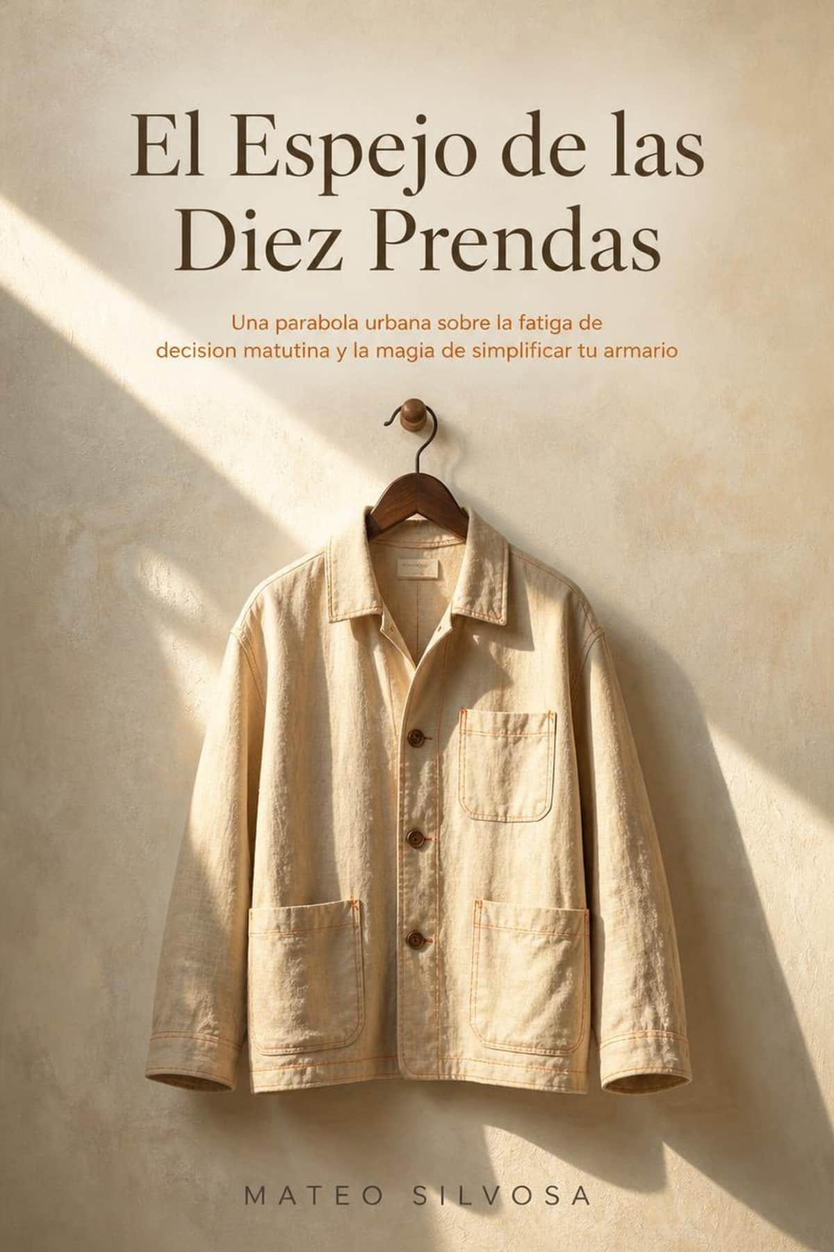 Portada de El Espejo de las Diez Prendas, parábola narrativa sobre armario capsula consciente
