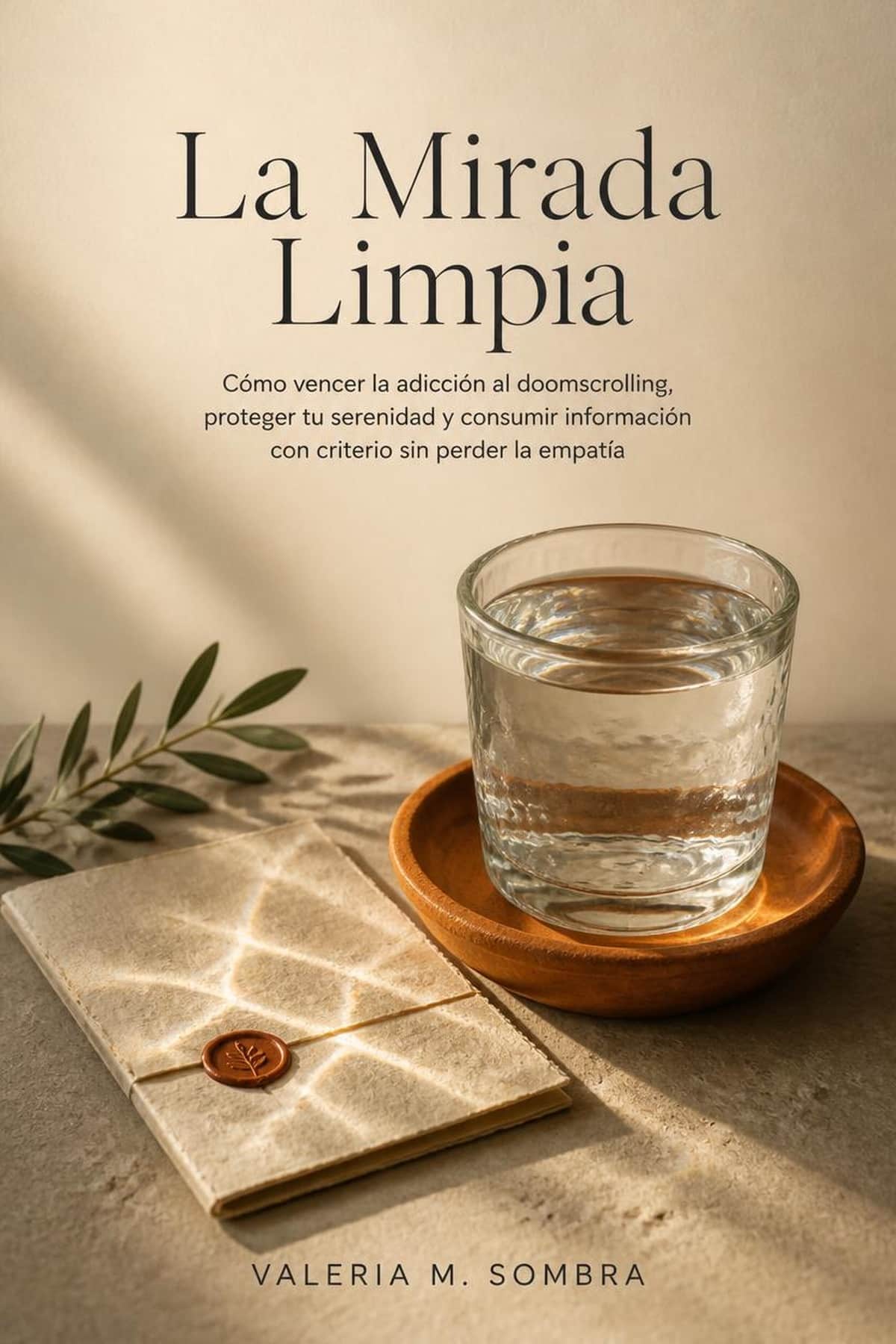 Portada de La Mirada Limpia, ensayo epistolar sobre superar el doomscrolling