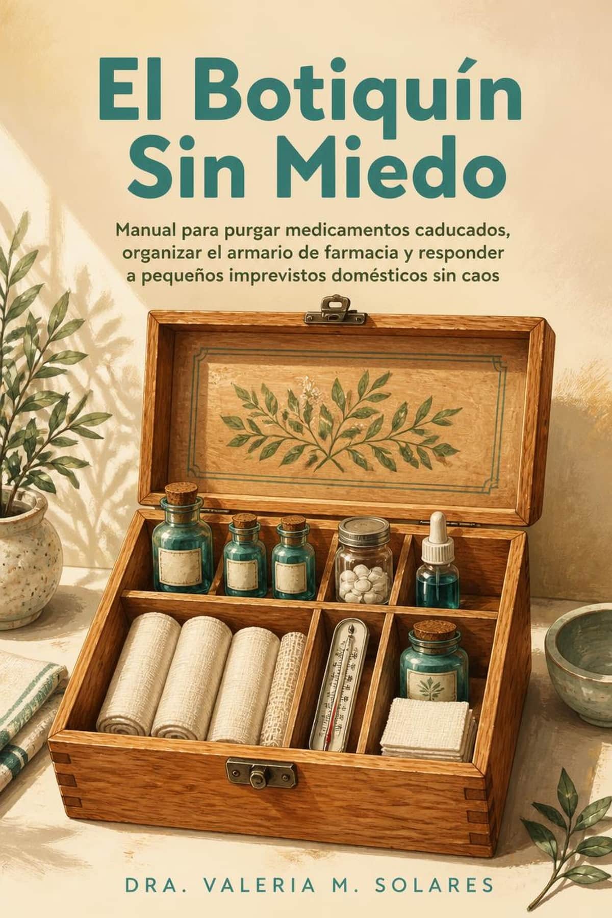 Portada de El Botiquín Sin Miedo, guía sobre organizar botiquín doméstico