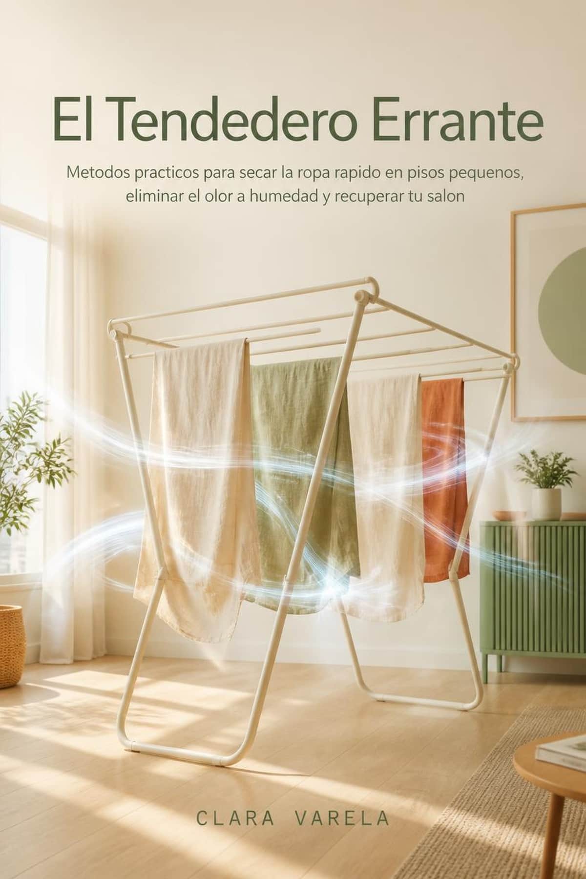 Portada de Secar Ropa en Pisos Pequeños, guía sobre secar ropa en pisos pequeños