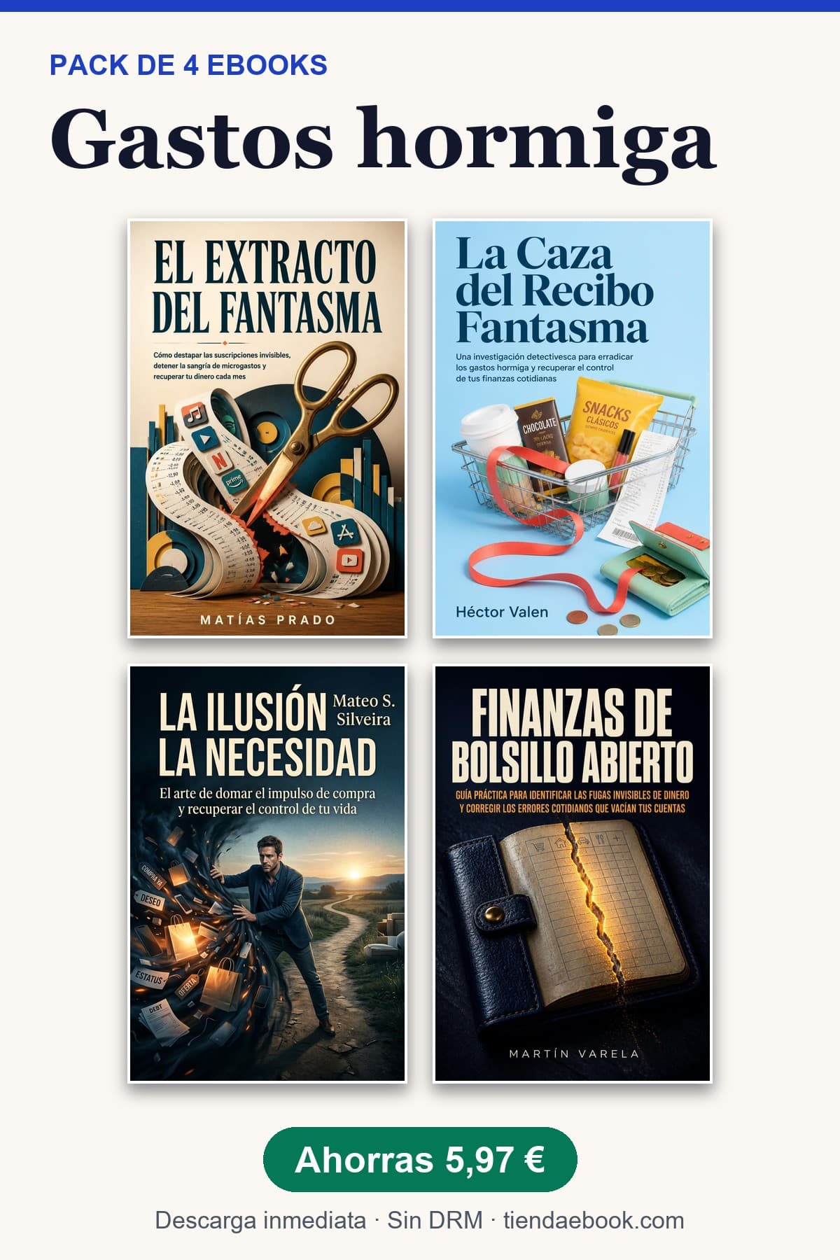 Pack Gastos Hormiga