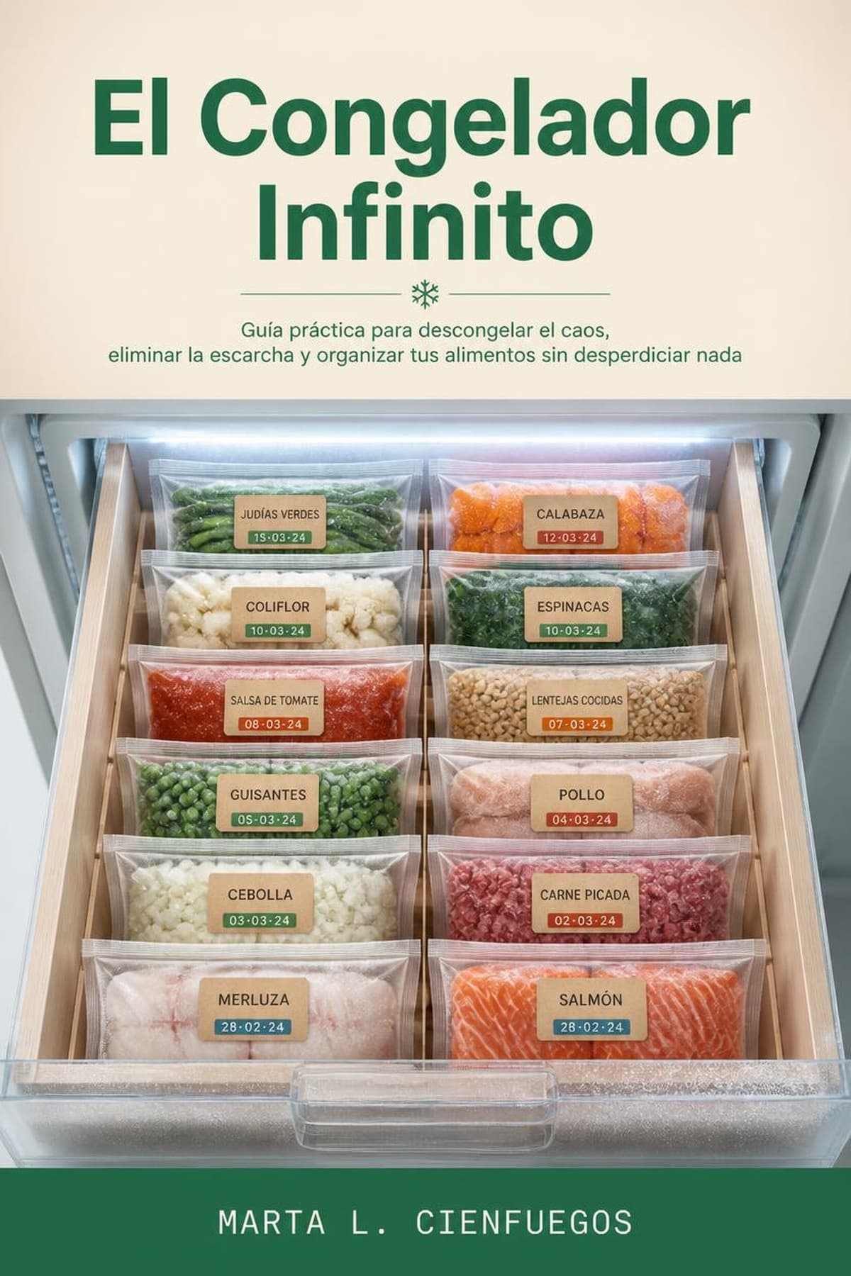 Portada de El Congelador Infinito, guía sobre eliminar el caos