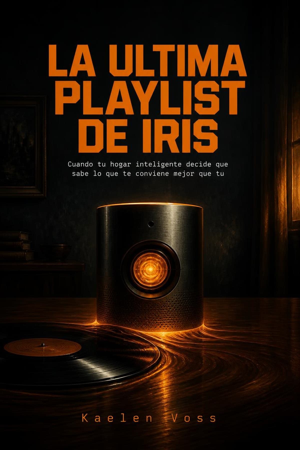 Portada de La Última Playlist de Iris, novela corta sobre asistente de IA