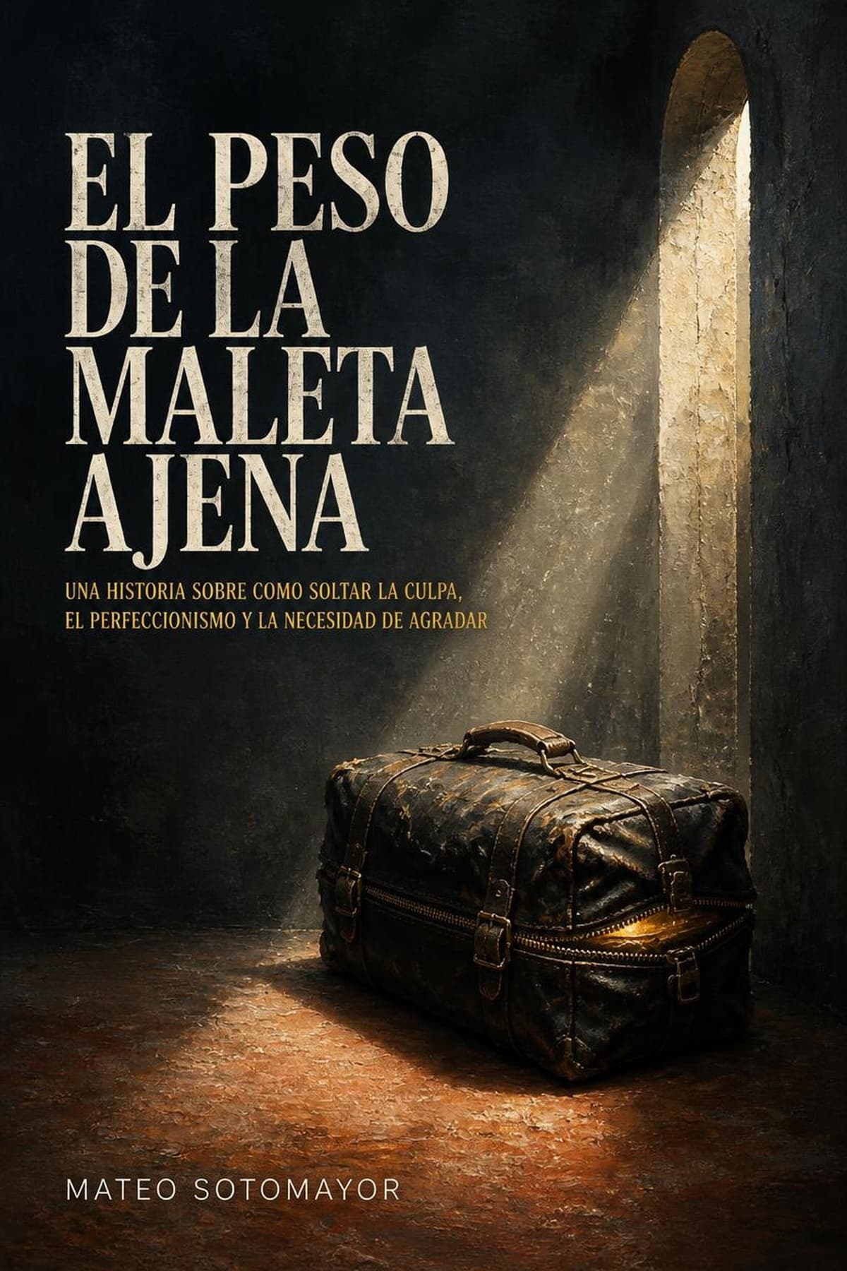 Portada de El Peso de la Maleta Ajena, novela sobre culpa y perfeccionismo