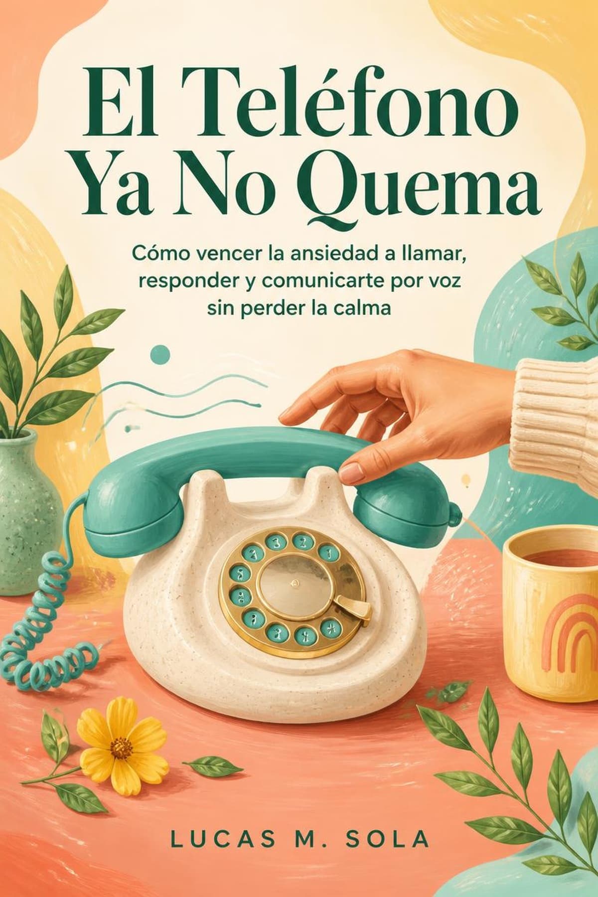 Portada de El Teléfono Ya No Quema, manual sobre superar la telefobia
