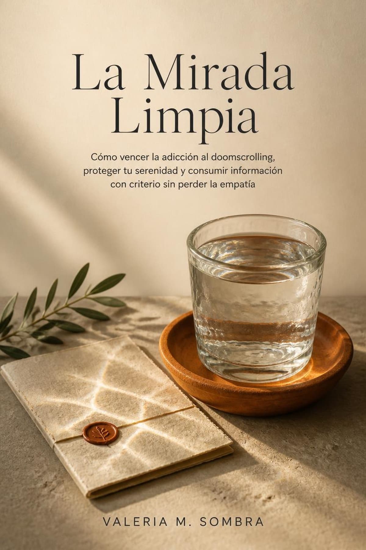 Portada de La Mirada Limpia, ensayo epistolar sobre superar el doomscrolling