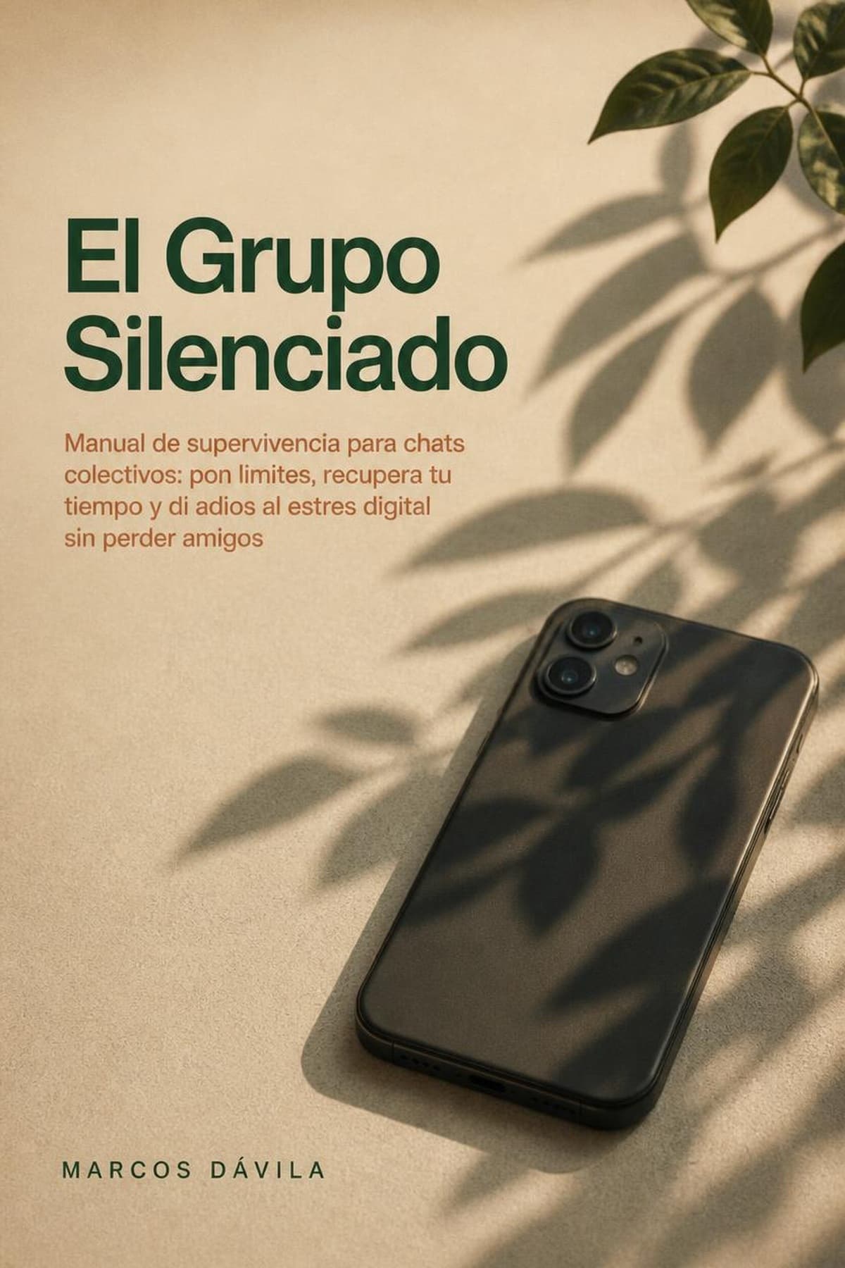 Portada de El Grupo Silenciado, libro sobre grupos de whatsapp estres