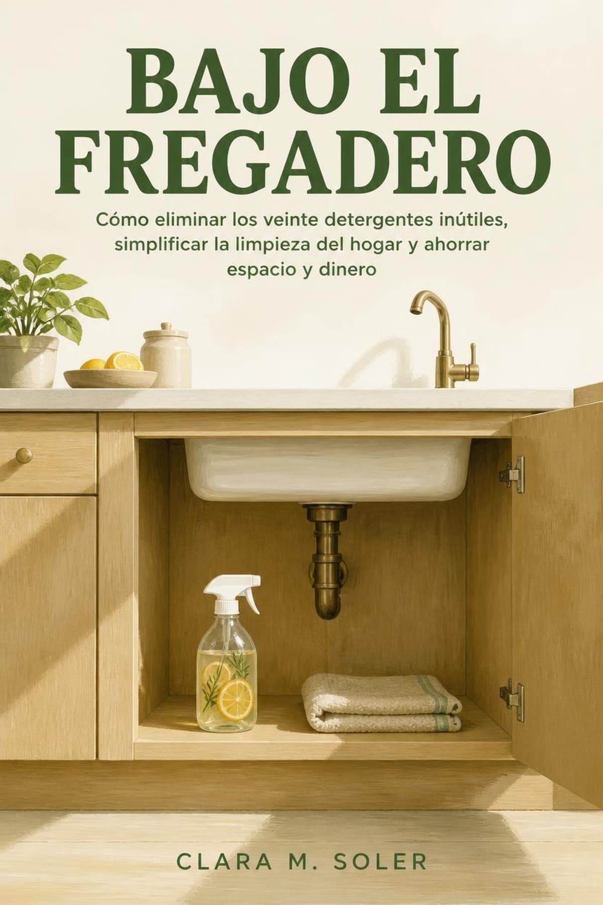 Portada de Bajo el Fregadero, guía práctica sobre limpieza ecologica del hogar