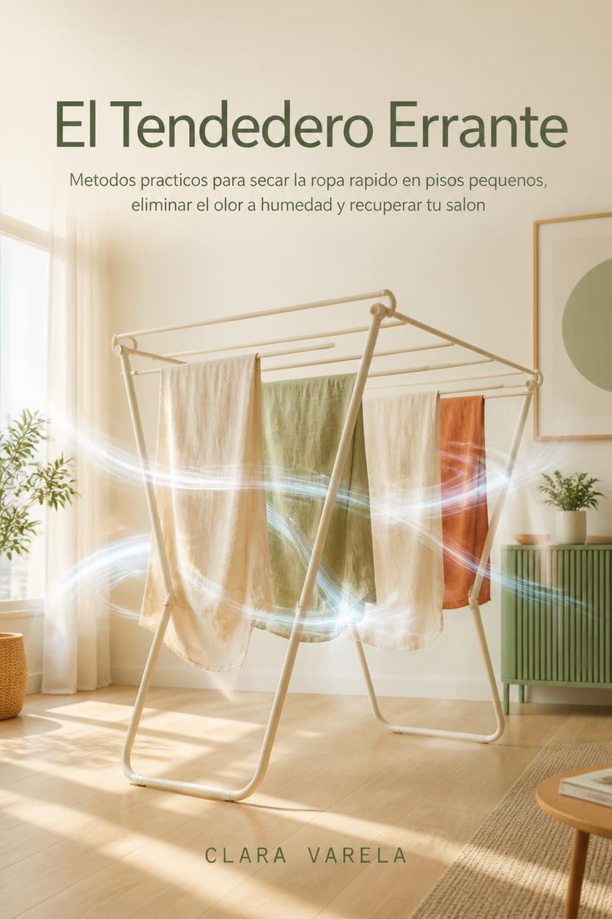 Portada de Secar Ropa en Pisos Pequeños, guía sobre secar ropa en pisos pequeños