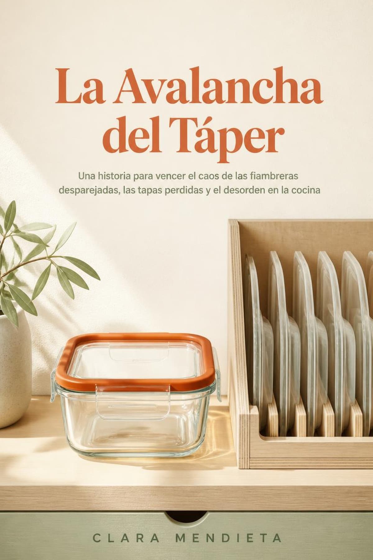 Portada de La Avalancha del Táper, libro sobre organizar los tuppers