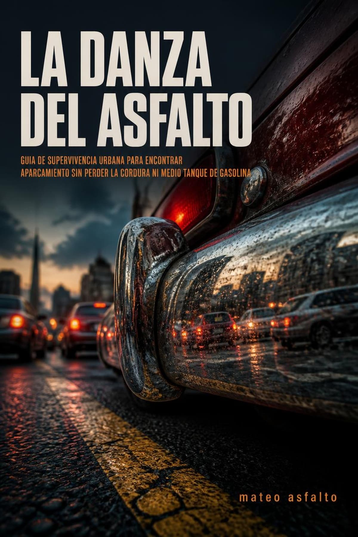 Portada de La Danza del Asfalto, ebook sobre encontrar aparcamiento en la ciudad