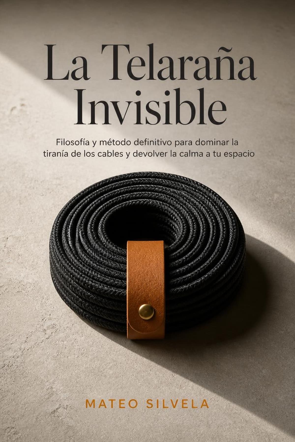 Portada de La Telaraña Invisible, libro sobre guía para organizar cables