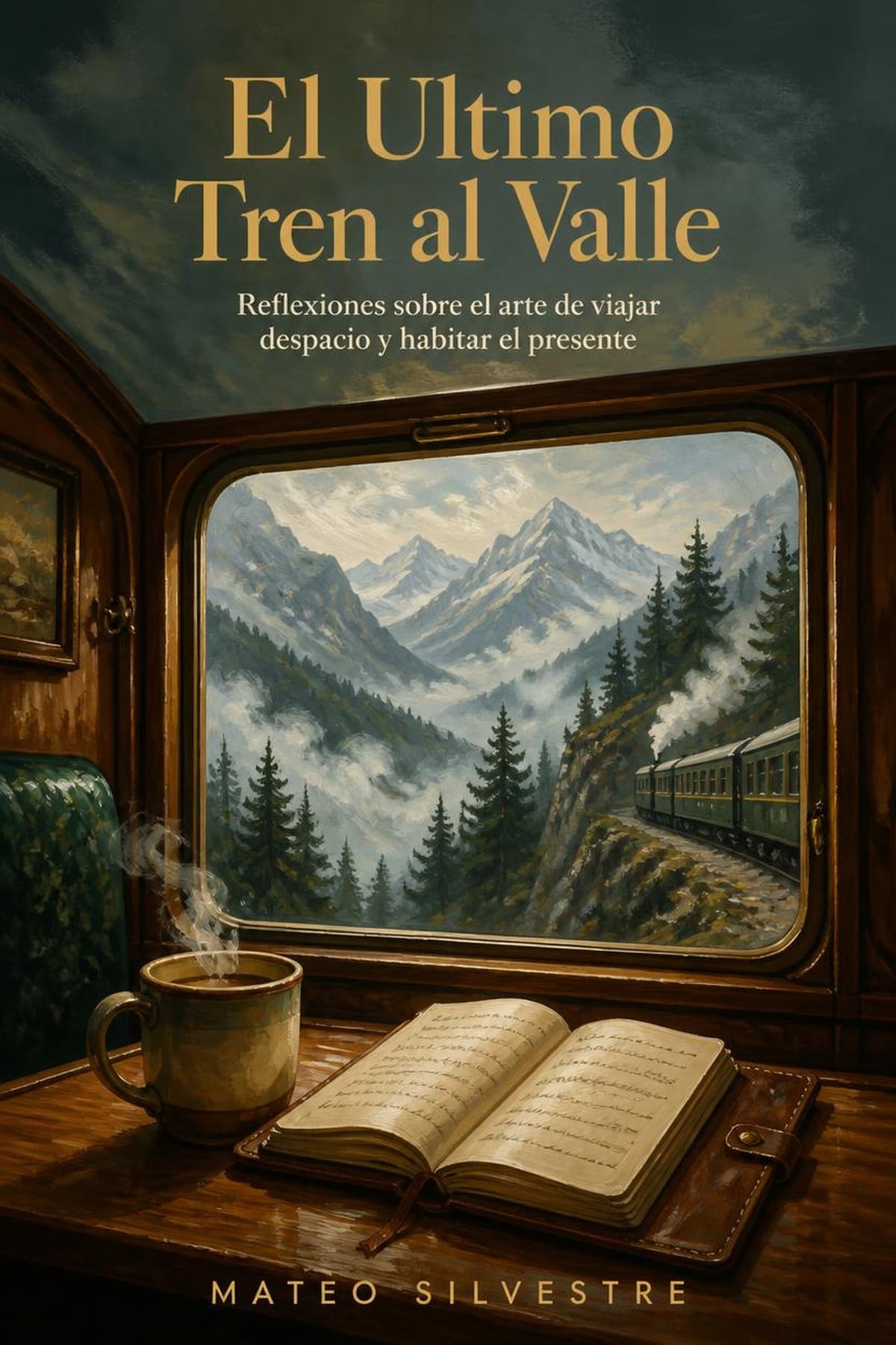 Portada de El Último Tren al Valle, ebook sobre viajar despacio y vida contemplativa