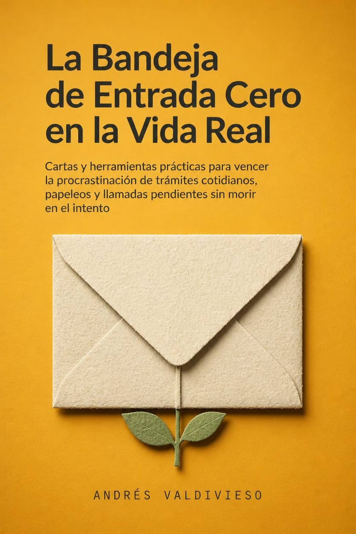 Portada de Vencer la Procrastinación de Trámites y Papeleo Diario | Método Práctico, ebook sobre procrastinacion de tramites