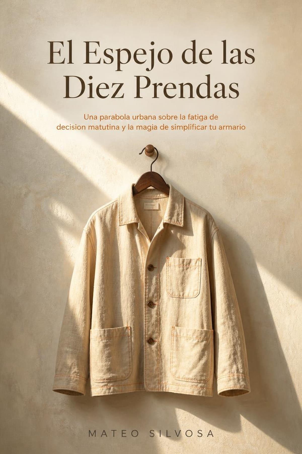 Portada de El Espejo de las Diez Prendas, parábola narrativa sobre armario capsula consciente