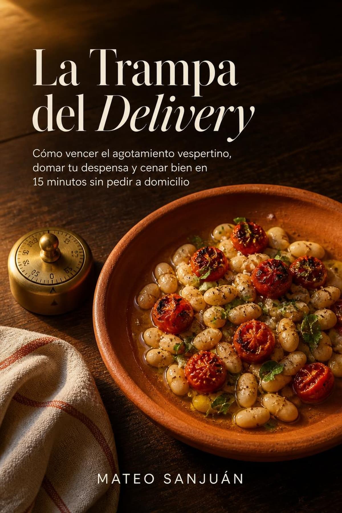 Portada de La Trampa del Delivery, guía práctica sobre evitar pedir comida a domicilio